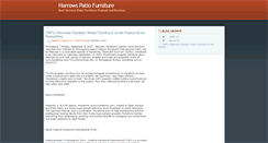 Desktop Screenshot of harrows-patio-furniture.blogspot.com