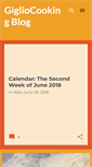 Mobile Screenshot of gigliocooking.blogspot.com