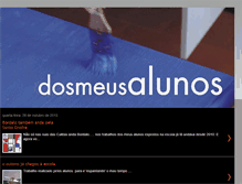 Tablet Screenshot of dosmeusalunos.blogspot.com