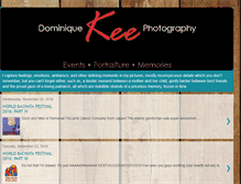 Tablet Screenshot of dominiquekeephotography.blogspot.com