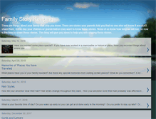 Tablet Screenshot of familystorykeeping.blogspot.com