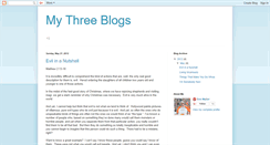 Desktop Screenshot of mythreeblogs.blogspot.com