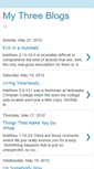 Mobile Screenshot of mythreeblogs.blogspot.com