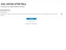 Tablet Screenshot of minyak-atsiri-pala.blogspot.com