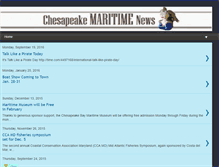 Tablet Screenshot of chesapeakemaritimenews.blogspot.com