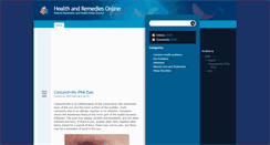 Desktop Screenshot of healthonlinenow.blogspot.com