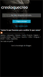 Mobile Screenshot of creoloquecreo.blogspot.com