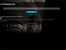 Tablet Screenshot of creoloquecreo.blogspot.com