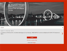Tablet Screenshot of clergeau-avocats.blogspot.com