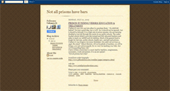 Desktop Screenshot of notallprisonshavebars.blogspot.com