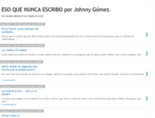 Tablet Screenshot of esoquenuncaescribo.blogspot.com