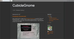 Desktop Screenshot of cubiclegnome.blogspot.com