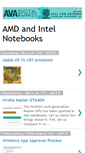 Mobile Screenshot of amd-notebooks-intel.blogspot.com