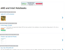 Tablet Screenshot of amd-notebooks-intel.blogspot.com