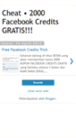 Mobile Screenshot of freemorefacebookcredits.blogspot.com