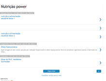 Tablet Screenshot of nutricaopower.blogspot.com