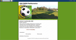 Desktop Screenshot of gks-iskra-pasikurowice.blogspot.com