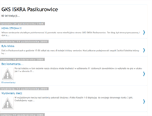 Tablet Screenshot of gks-iskra-pasikurowice.blogspot.com