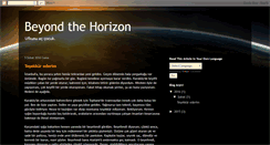 Desktop Screenshot of beyond-thehorizon.blogspot.com