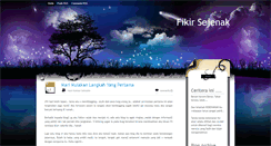 Desktop Screenshot of fikir-sejenak.blogspot.com