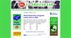 Desktop Screenshot of e-englishlab.blogspot.com