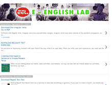 Tablet Screenshot of e-englishlab.blogspot.com