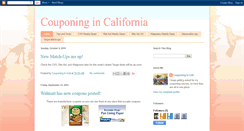 Desktop Screenshot of couponingincalifornia.blogspot.com