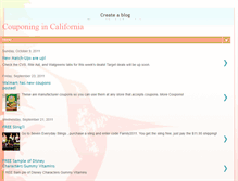 Tablet Screenshot of couponingincalifornia.blogspot.com