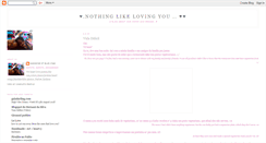 Desktop Screenshot of nothinglikelovingyou.blogspot.com