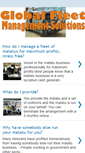 Mobile Screenshot of global-fleet-management-solutions.blogspot.com