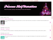 Tablet Screenshot of princesshalfmarathon.blogspot.com