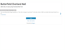Tablet Screenshot of butterfieldoverlandmail.blogspot.com