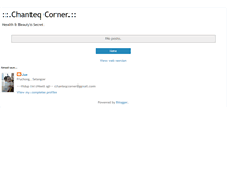 Tablet Screenshot of chanteq-corner.blogspot.com