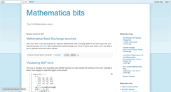 Desktop Screenshot of mathematica-bits.blogspot.com