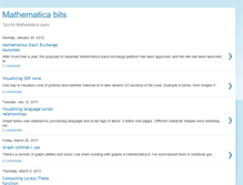 Tablet Screenshot of mathematica-bits.blogspot.com