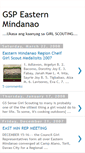 Mobile Screenshot of gspeasternmindanao.blogspot.com
