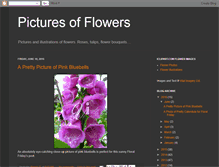 Tablet Screenshot of picturesflowers.blogspot.com