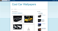 Desktop Screenshot of coolscarswallpapers.blogspot.com