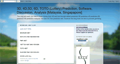 Desktop Screenshot of 4dprediction.blogspot.com