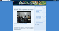 Desktop Screenshot of estatisticosaesefc.blogspot.com