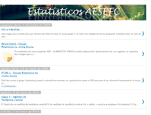 Tablet Screenshot of estatisticosaesefc.blogspot.com