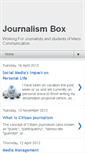 Mobile Screenshot of journalismbox.blogspot.com