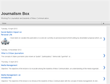 Tablet Screenshot of journalismbox.blogspot.com
