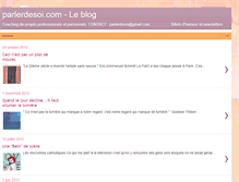 Tablet Screenshot of parlerdesoicoaching.blogspot.com