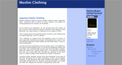 Desktop Screenshot of muslimclothing.blogspot.com