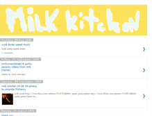 Tablet Screenshot of milk-kitchen.blogspot.com