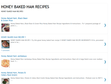 Tablet Screenshot of honey-baked-ham-recipes.blogspot.com