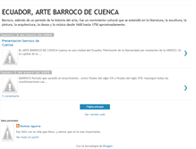 Tablet Screenshot of barrocodecuenca.blogspot.com