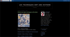 Desktop Screenshot of histoiredestechniques.blogspot.com