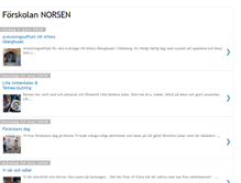 Tablet Screenshot of forskolan-norsen.blogspot.com